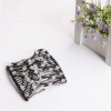 Cross-border interlocking hair combs for women, European style, fashionable pearl acrylic hair combs, new beaded and versatile hair styling equipment in stock for wholesale details Picture